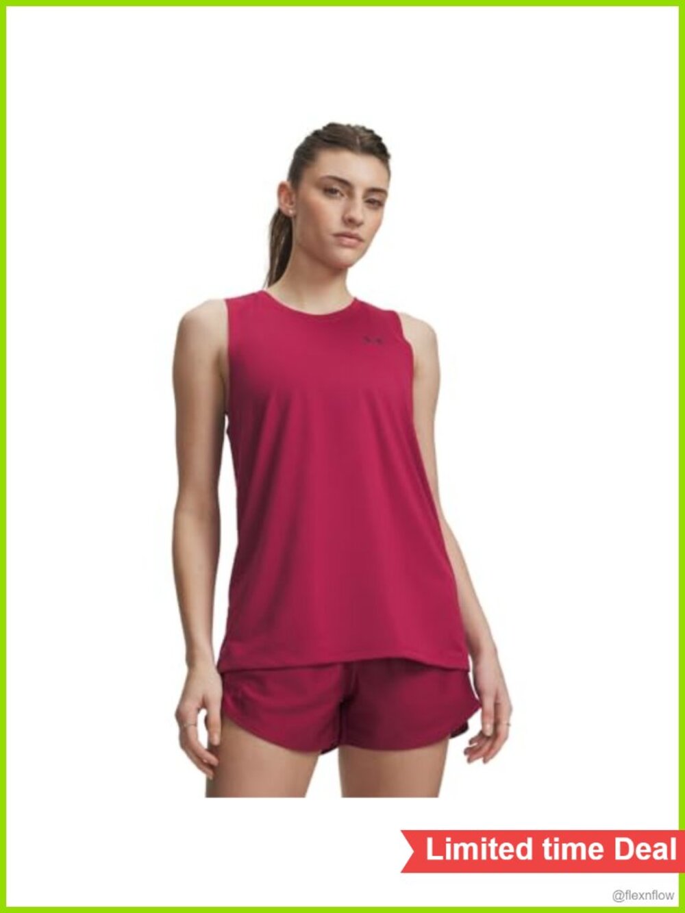 Under Armour Women's Tech Tank Top Sleeveless Quick-Drying Workout Gym Top